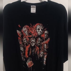 Friday The 13th Faces Of Jason T-shirt XXL